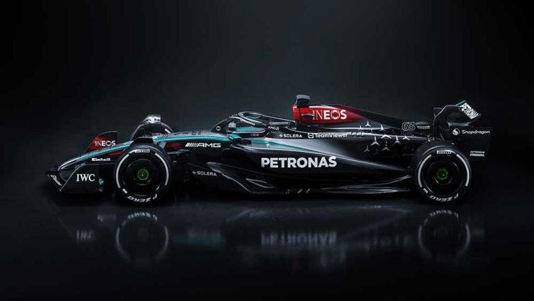 El W15, último monoplaza que pilotará Hamilton con Mercedes en F1  (EFE/ Escudería Mercedes)