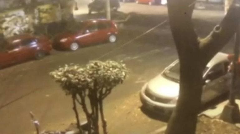 BJ Alamos auto quema