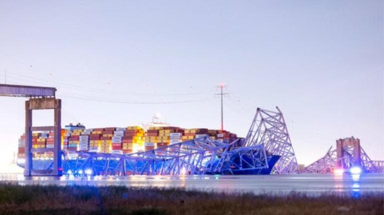 No hay indicios de terrorismo en el derrumbe del puente de Baltimore, asegura el FBI
