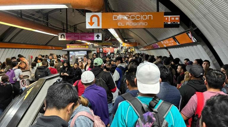 Linea 7 Metro choque trenes