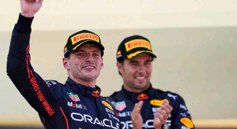 Max Verstappen y Checo Pérez