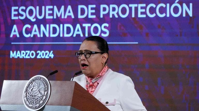 proteccion candidatos  SSPC Rosa Icela Rodriguez