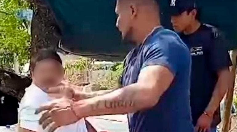 Transportista Acapulco cachetadas