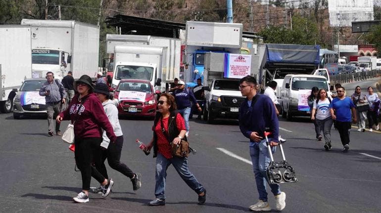 transportistas bloqueo CDMX Edomex