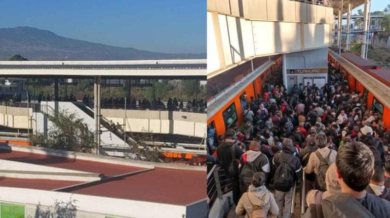 retiro de un tren en L12 Tláhuac- Mixcoac