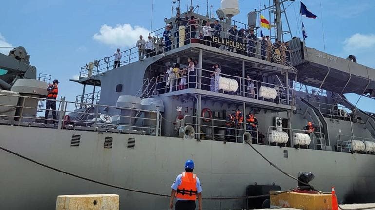 mexicanos Haiti Puerto Progreso Semar