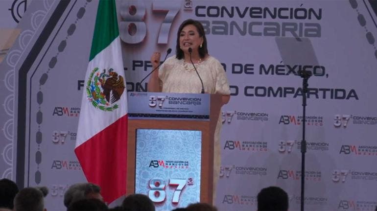 Xóchitl Gálvez Convención Nacional Bancaria