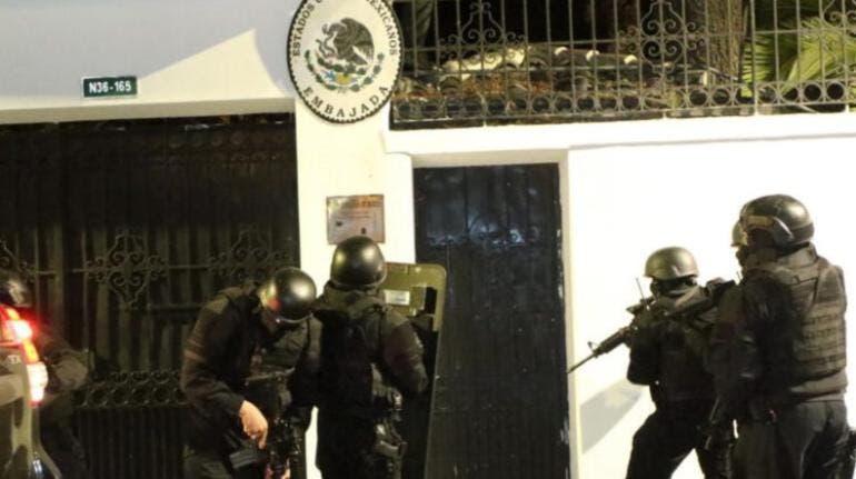 asalto CIJ Mexico Ecuador