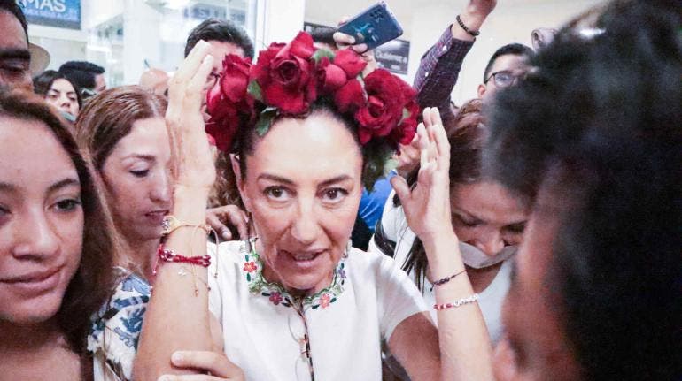Claudia Sheinbaum votar ganar