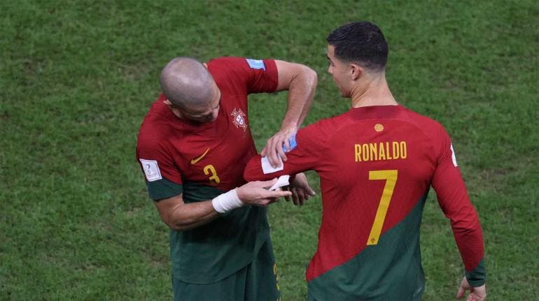 Cristiano Ronaldo y Pepe