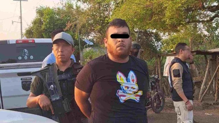 Detienen a ‘El Rojo’ presunto homicida de Hipólito Mora