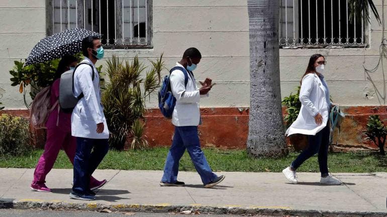 IMSS Bienestar cubanos Zoe Robledo Diaz Canel