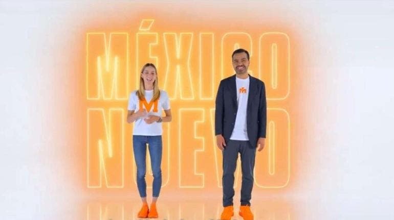 Un spot ‘fosfo fosfo’ Máynez y Mariana Rodríguez Cantú piden votar por MC