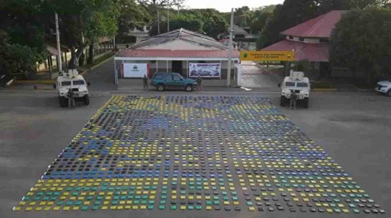 Golpe al narcotráfico, incautan una tonelada de marihuana en Colombia