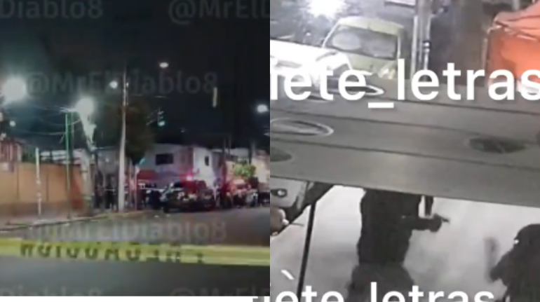 Sujetos disparan 