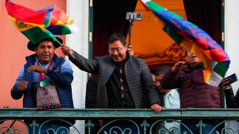 Luis Arce, presidente de Bolivia