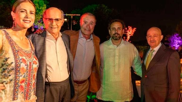 Quirino Ordaz con Salinas de Gortari