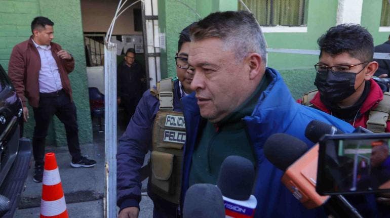 Trasladan a Zuñiga a la cárcel por ‘intento de golpe de Estado’ en Bolivia