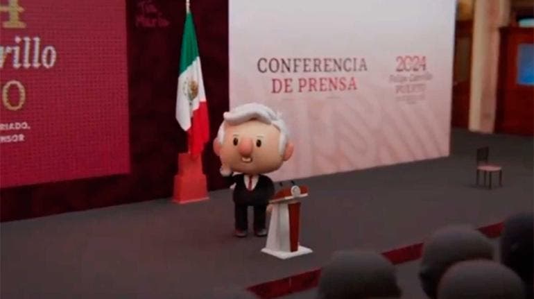 Animación de AMLO