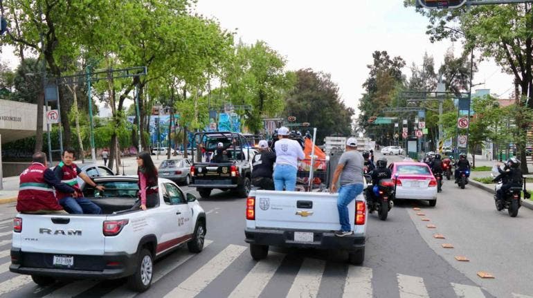 retiro ambulantes Buenavista Cuauhtemoc