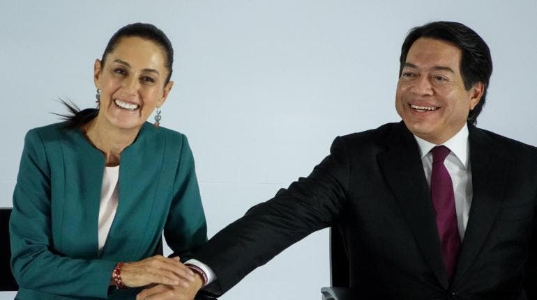 Sheinbaum Mario Delgado SEP magisterio