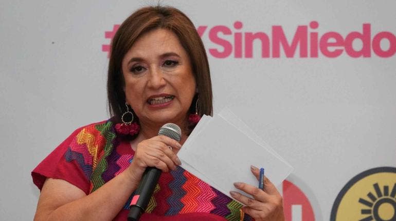Tribunal Electoral confirma multa a Xóchitl Gálvez por usar logo del INE
