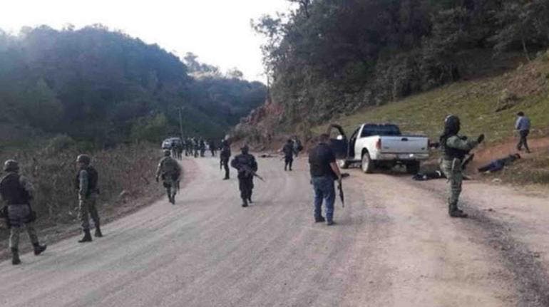 Al menos siete muertos tras enfrentamiento armado en carretera de Olinalá