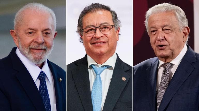 AMLO Lula Petro dictadura Venezuela
