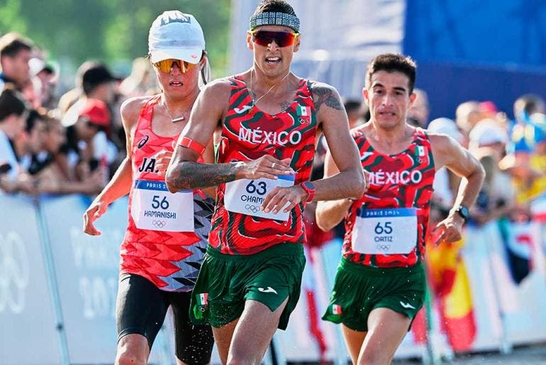 Noel Chama terminó en el sitio 13 los 20km de marcha (Mexsport)