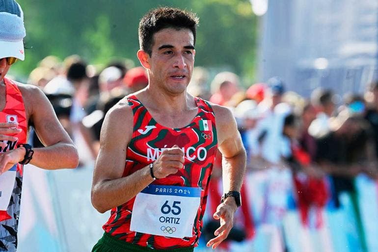 Ricardo Ortiz terminó en el sitio 14 los 20km de marcha (Mexsport)