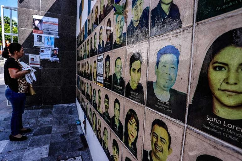 En el sexenio de Andrés Manuel López Obrador desaparecieron cerca de 50 mil personas. 