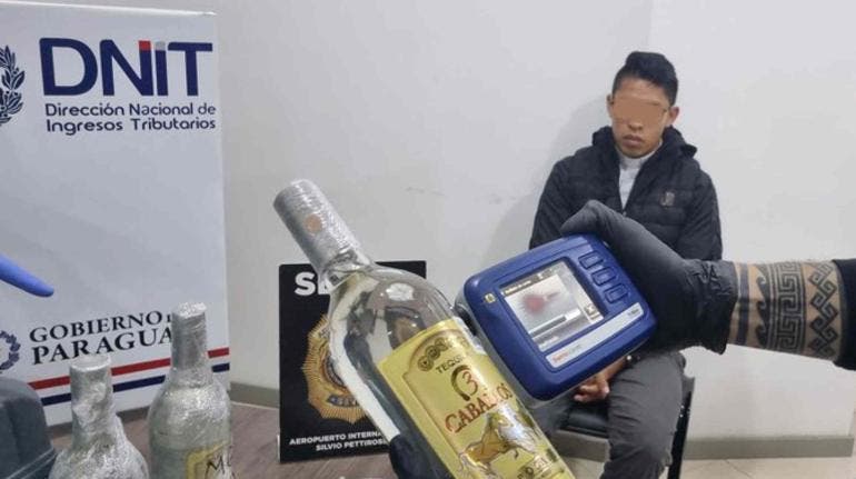 Detienen a mexicano con drogas sintéticas en aeropuerto de Paraguay