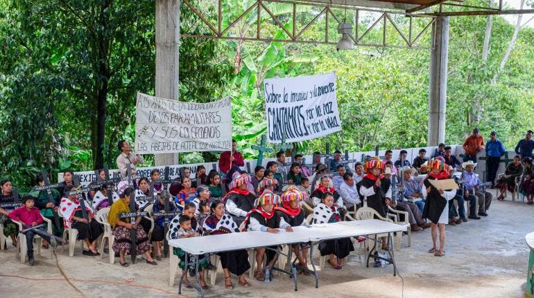 mujeres indigenas Acteal Chiapas violencia