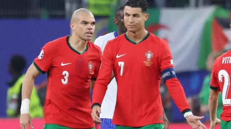 Pepe retiro Cristiano Ronaldo