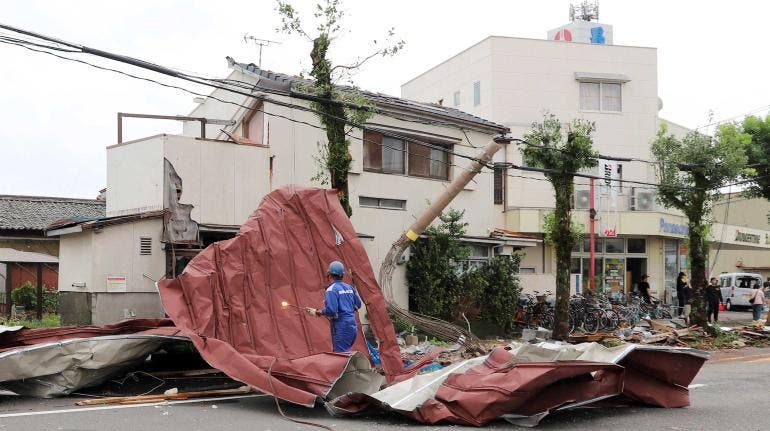Tifón en Japón