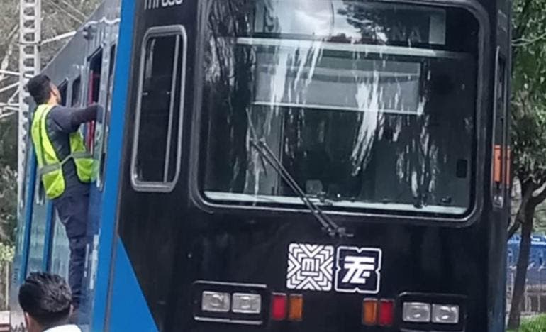 Tren Ligero cable sustentador Estadio Azteca Tasquena Xochimilco