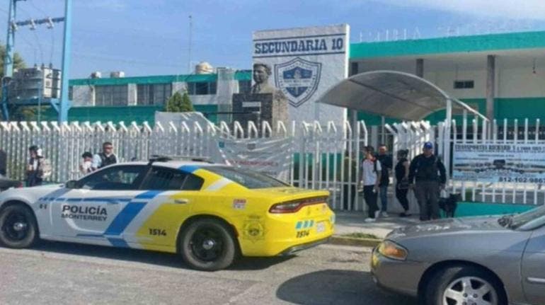 Amenaza de tiroteo escolar moviliza a la Policía en Monterrey 