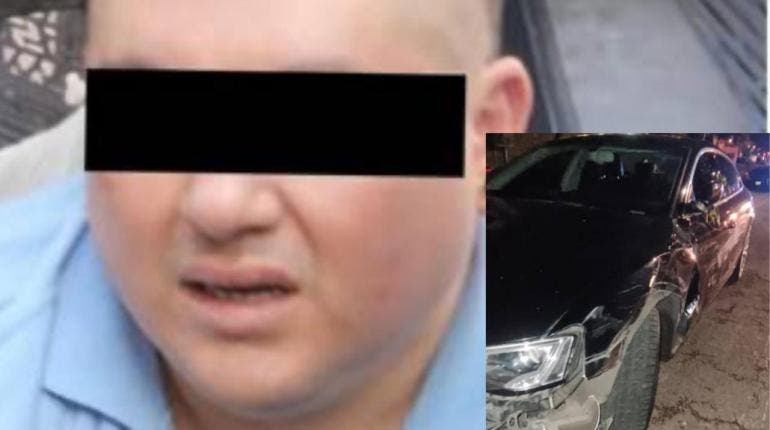 Detenido y auto