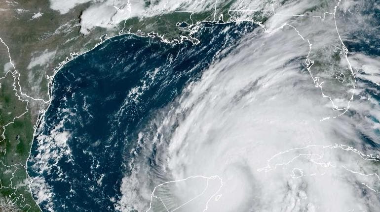 huracan Helene peninsula Yucatan