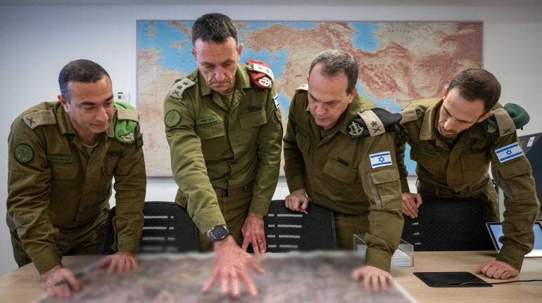Fuerzas israelíes ofensiva terrestre en Líbano