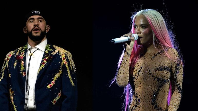 Karol G Bad Bunny Latin Grammy