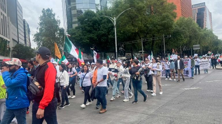 Marcha contra la reforma judicial