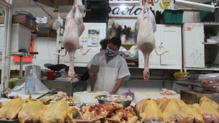 pollo aguacate inflacion baja Inegi