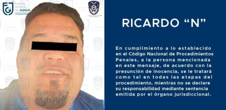 Ricardo N encobijar mujer Alvaro Obregon