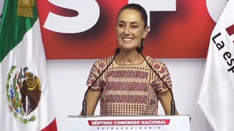 Sheinbaum pide licencia Morena