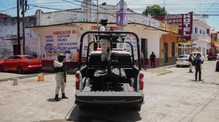 Villaflores Chiapas cuatro muertos Guardia Nacional