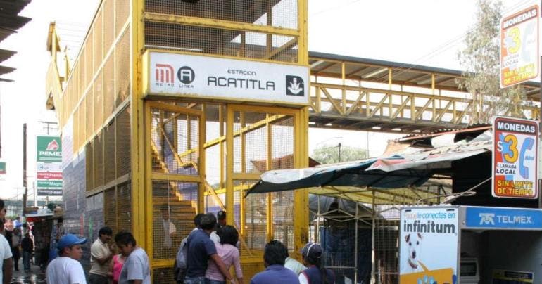 Policía auxiliar pierde la vida dentro de la estación Acatitla
