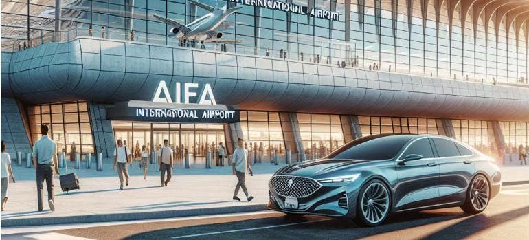 AIFA rentar carro aeropuerto automovil tesla