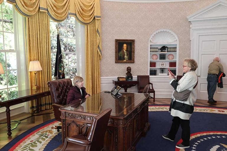 Visitar el Despacho Oval sin entrar en la Casa Blanca: la nueva atracción de Washington (Fotos: EFE)