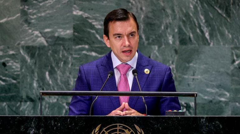 Daniel Noboa Ecuador nuevo estado excepcion Quito